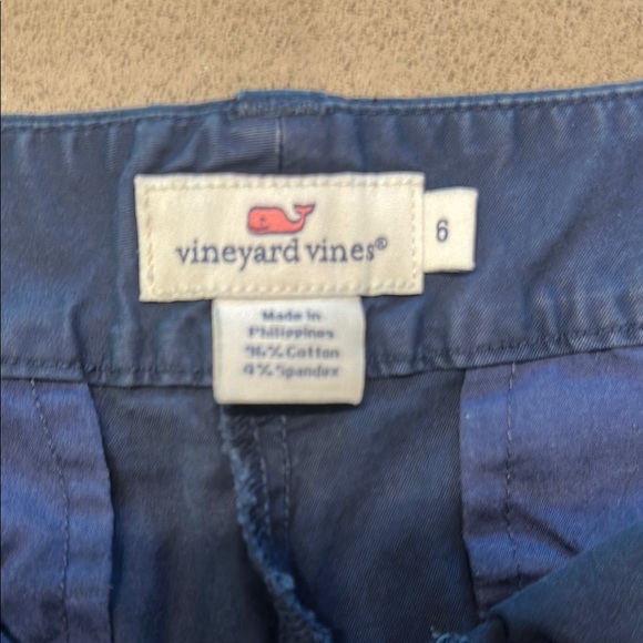 Vineyard Vines Blue Bermuda Shorts Cotton Twill - Picture 3 of 4